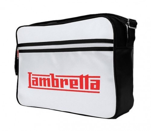 Lambretta bag white black