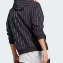 Adidas pin stripe hoodie black 2 2