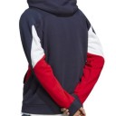 Adidas colourblock hoodie navy back