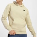 Northface Hoodie cream front