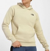 Northface Hoodie cream front