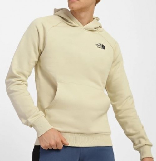 Northface Hoodie cream front