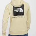 Northface box hoodie Cream