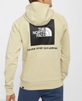 Northface box hoodie Cream