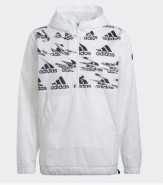 Adidas mens rain coat white 4