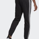 Adidas Ess 3 stripe jogger black back