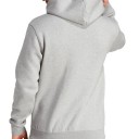 Adidas trefoil hoodie grey back