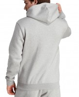 Adidas trefoil hoodie grey back