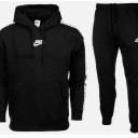 Nike Tape Tracksuit black