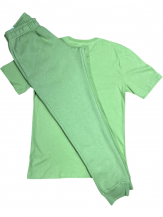 Nike Club jogger set green back