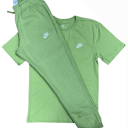 nike club jogger set green
