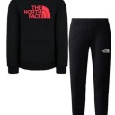 Northface slacker tracksuit black 2
