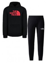 Northface slacker tracksuit black 2