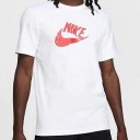 NIKE T-SHIRT WHITE RED