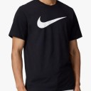 Nike swoosh t-shirt black