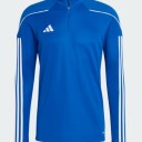 Adidas 1-4 zip top blue