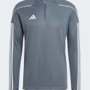 Adidas 1-4 zip top grey
