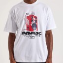 Speaker volume tee white