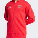 Adidas FZ hoodie red