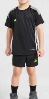 Adidas Kids shorts t-shirt set black